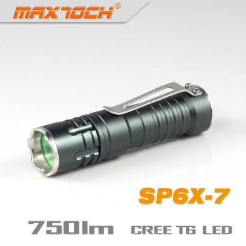 Фонарь светодиодный свет новый клип Maxtoch SP6X-7 из нержавеющей стали